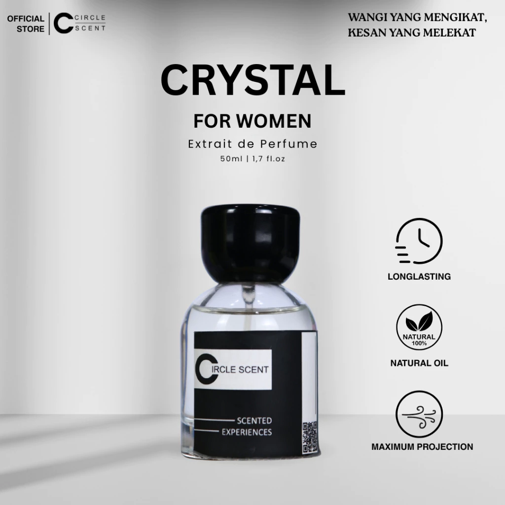 Circle Scent Crystal Parfum Wanita 50ML