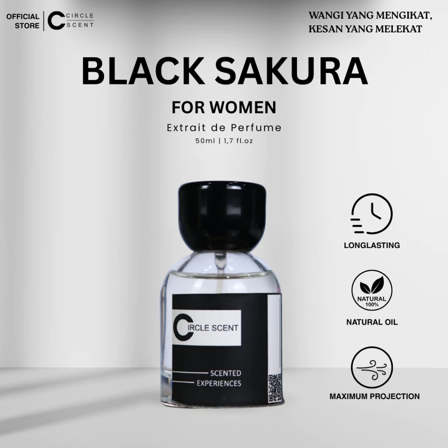 Circle Scent Black Sakura Parfum Wanita 50ML