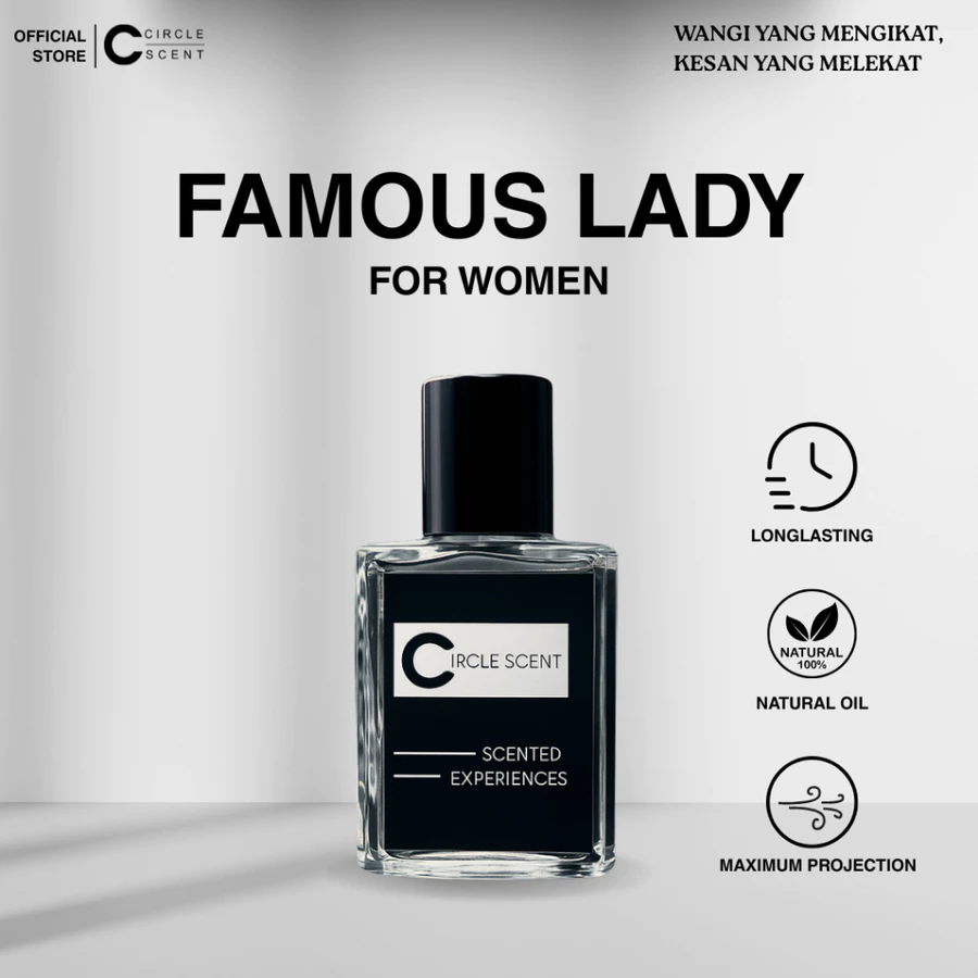 Circle Scent Famous Lady Parfum Wanita 30ML