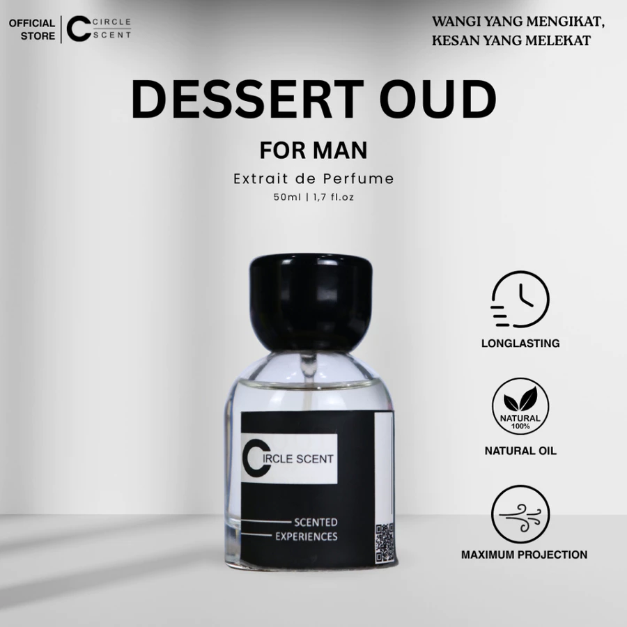 Circle Scent Dessert Oud Parfum Pria 50ML