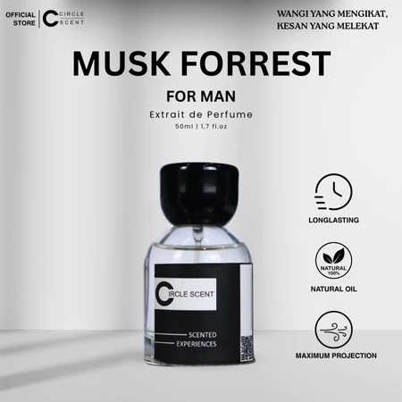 Circle Scent Musk Forrest Parfum Pria 50ML