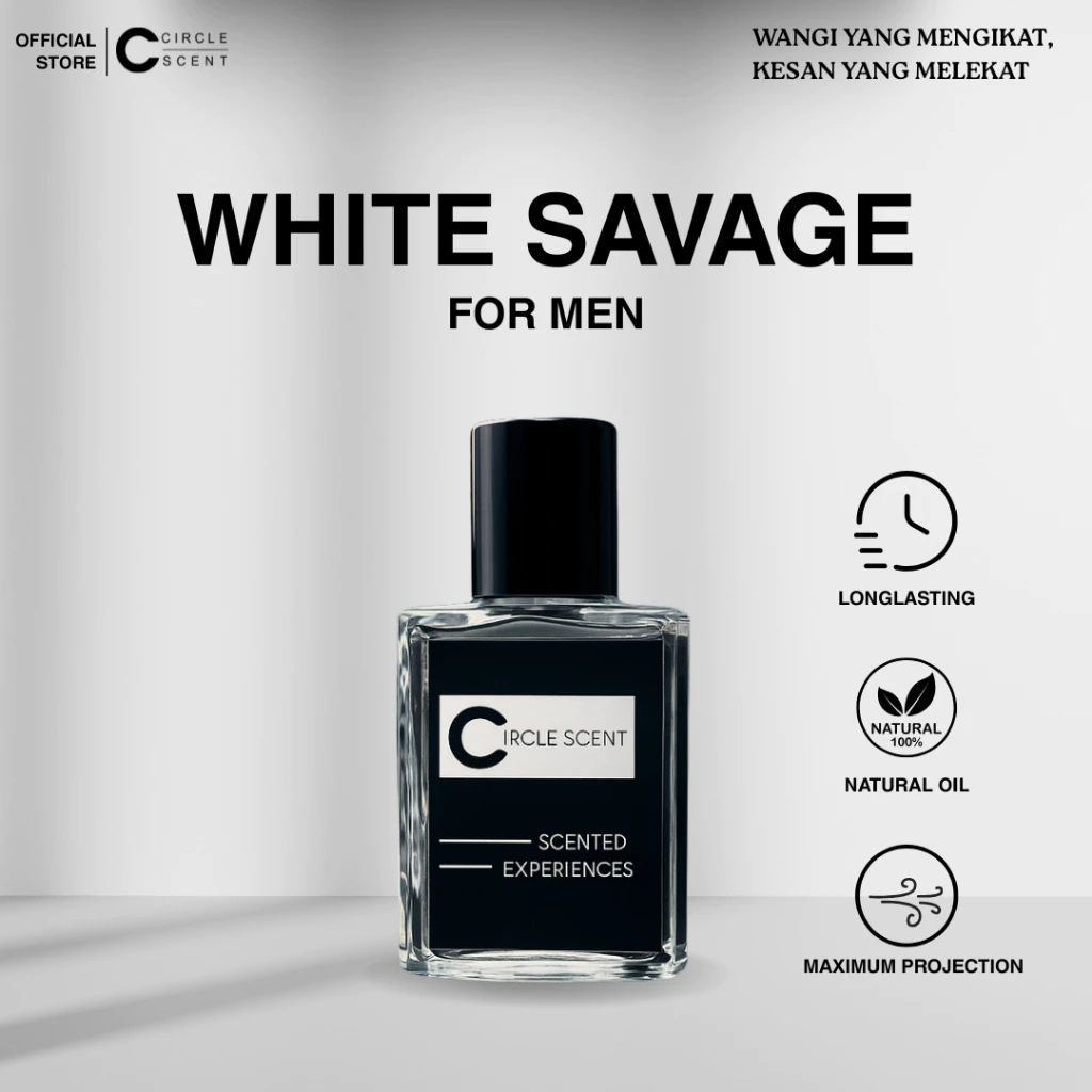 Circle Scent White Savage Parfum Pria 30ML