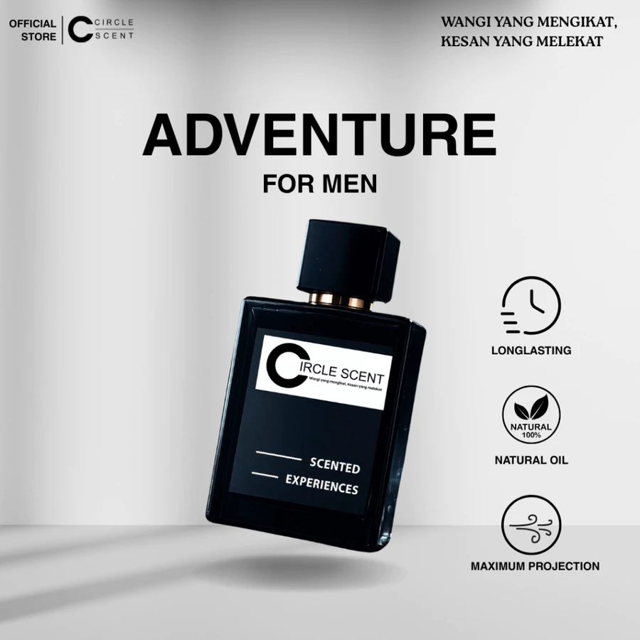 Circle Scent Adventure Parfum Pria 100ML Extrait De Parfum