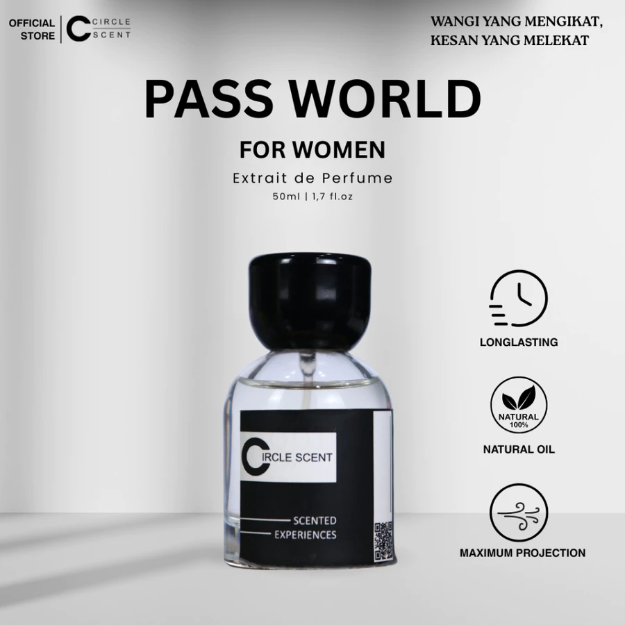 Circle Scent Pass World Parfum Wanita 50ML